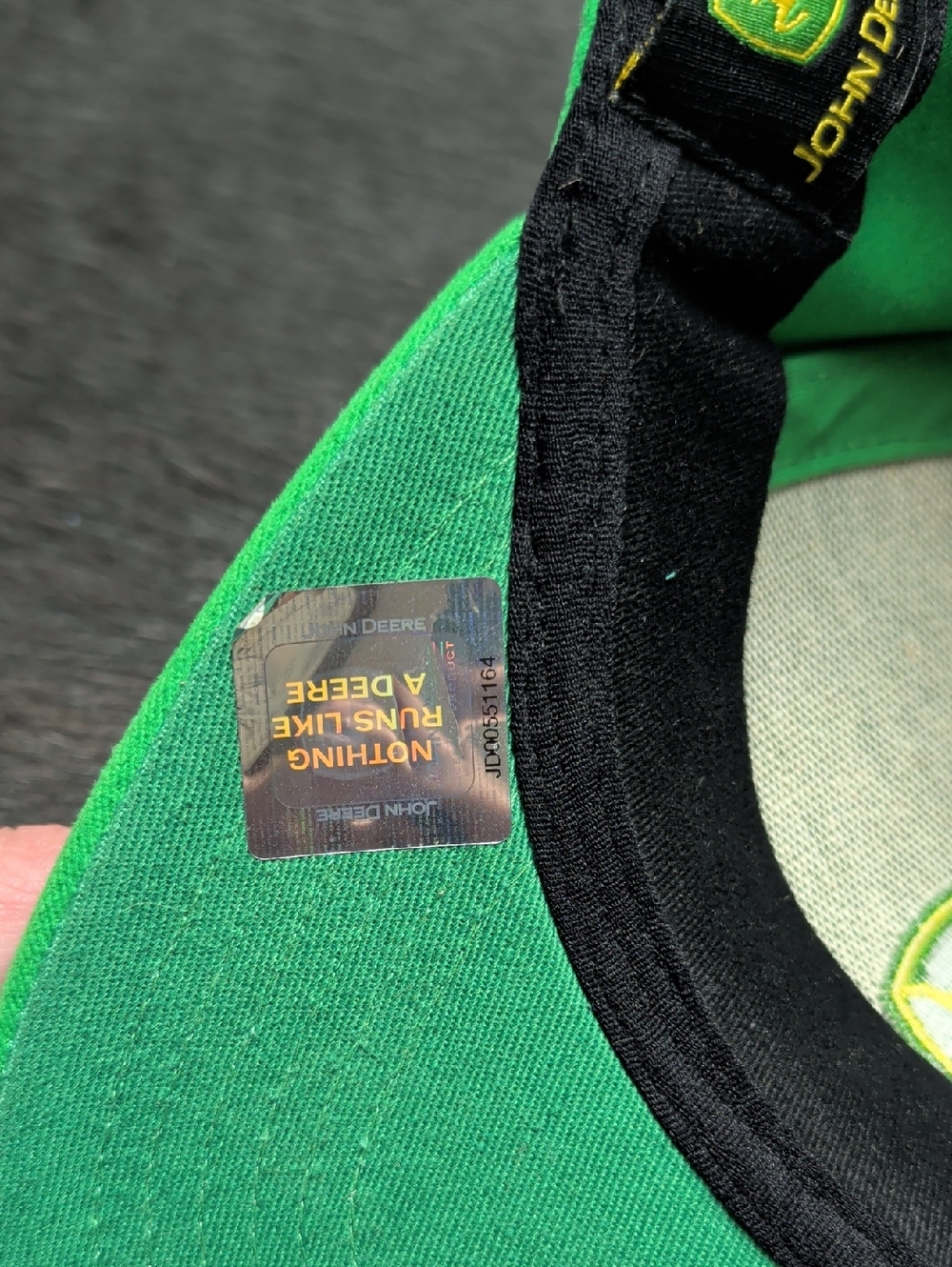 John Deere Baseball Cap Hat Green Tractor Adult - Picture 7 of 7